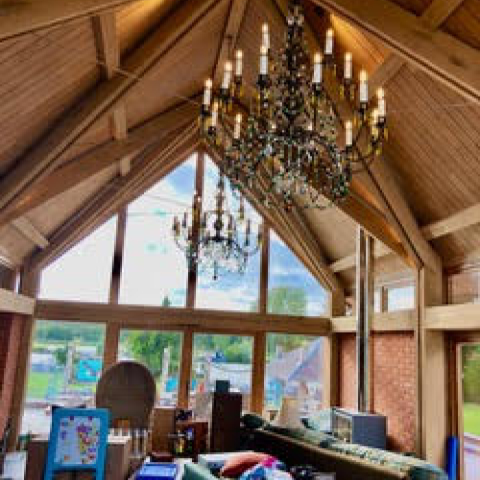 A private house in Woodburn - Supply a large pair of chandeliers