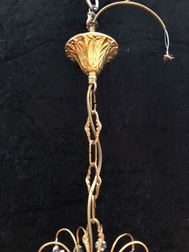 Antique Pineapple One Light Chandelier
