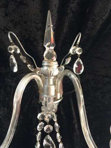 A Set of Three English Antique Wall-Lights