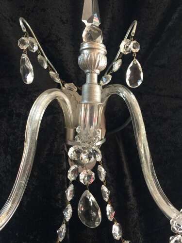 A Set of Three English Antique Wall-Lights