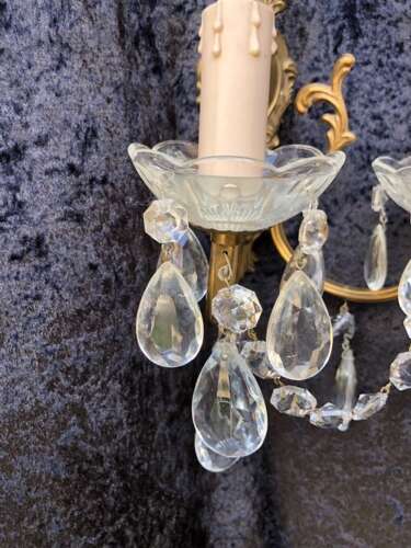 Pair of Two Light Italian Wall-Lights