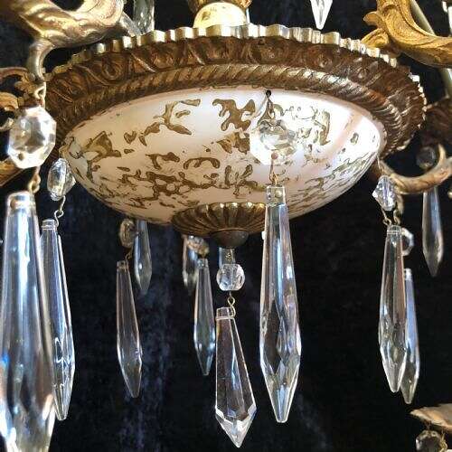 A Pair of Decorative Italian Antique Chandeliers