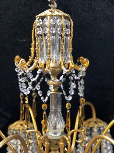 A Wonderful Italian Antique Pod Chandelier