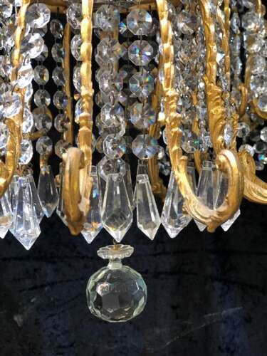 A Wonderful Italian Antique Pod Chandelier