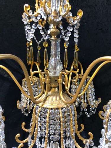 A Wonderful Italian Antique Pod Chandelier