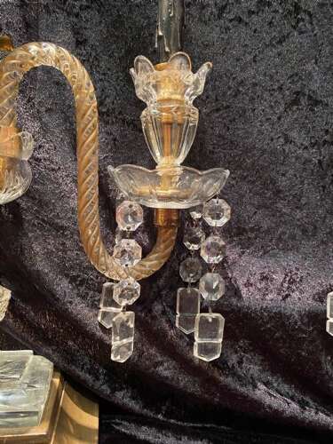 A Pair of English Candelabra Lamps