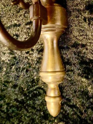 A PAIR OF ANTIQUE DUTCH WALL-LIGHTS