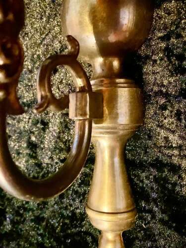 A PAIR OF ANTIQUE DUTCH WALL-LIGHTS
