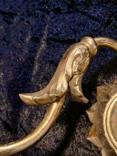 A PAIR OF TWO LIGHT FRENCH BRASS WALL-LIGHTS