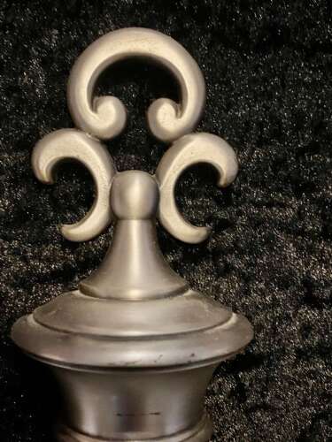 A Pair of Dutch Twin arm Wall-lights pewter colour
