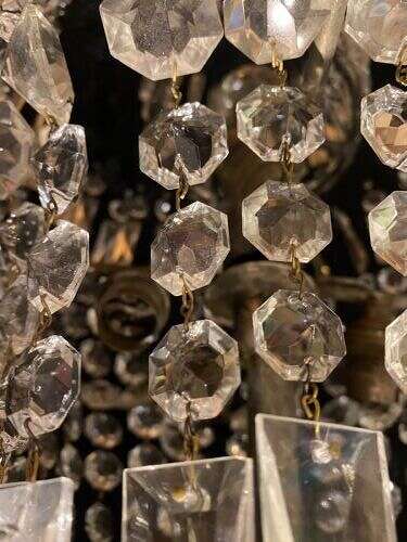 A Pair of French Tent and Waterfall Antique Chandeliers