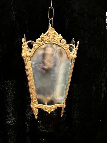 A Small  French One Light Antique Lantern