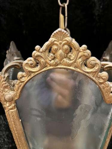 A Small French One Light Antique Lantern
