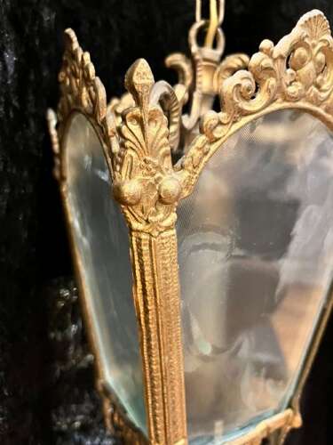 A Small French One Light Antique Lantern