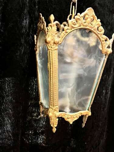 A Small French One Light Antique Lantern