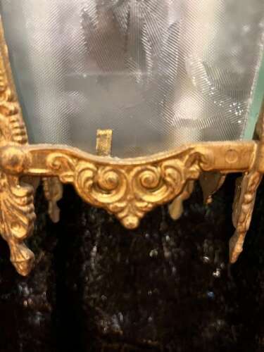 A Small French One Light Antique Lantern