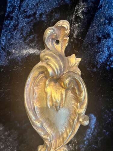 A Pair of French Brass Rococo Antique Wall-lights.
