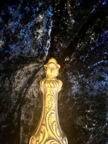 A Pair Of Twin Light Antique French Brass Wall Lights.