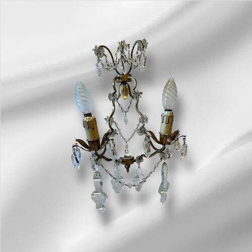 A Pair of Gilt Florentine Antique Wall-lights