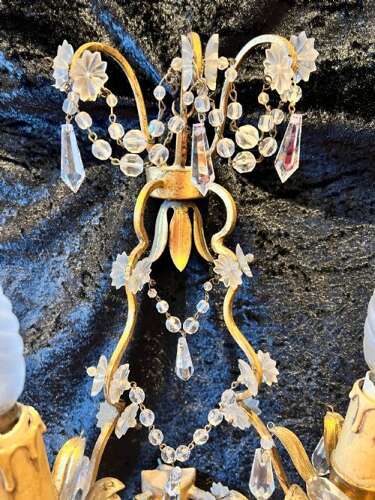 A Pair of Gilt Florentine Antique Wall-lights