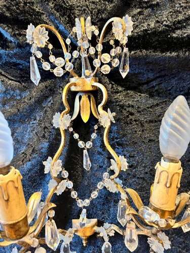A Pair of Gilt Florentine Antique Wall-lights