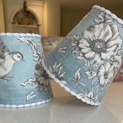 Toile de Jouy lampshade