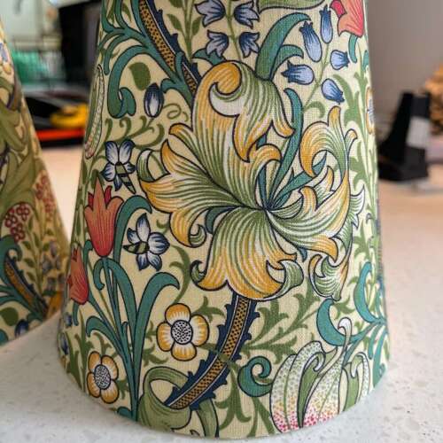 Handmade William Morris lampshade