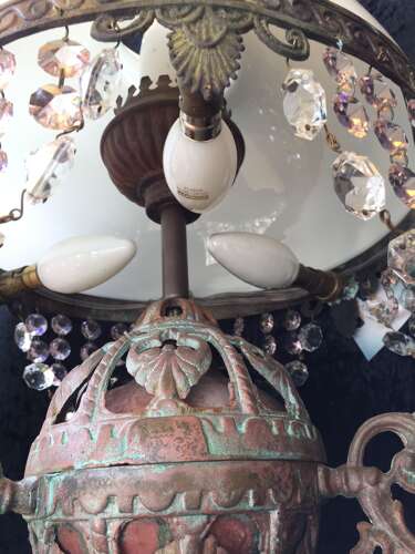 An Art Neauveau Pendant Light