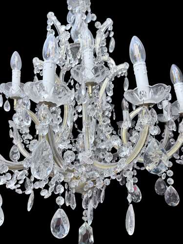 Large 15 Light Italian MarieTheresa Chandelier