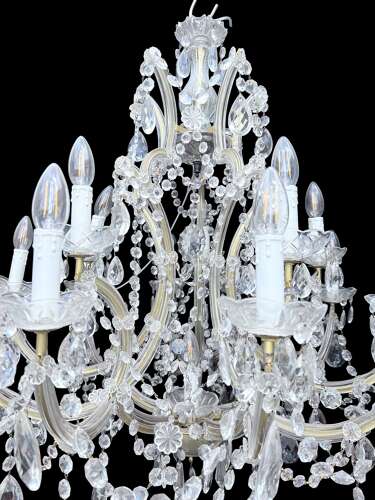 Large 15 Light Italian MarieTheresa Chandelier