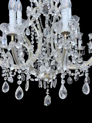 Large 15 Light Italian MarieTheresa Chandelier